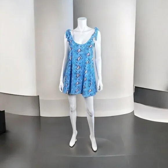 Buddy Love Kerr Mini Dress Cobalt Blue Size XS - Picture 2 of 16